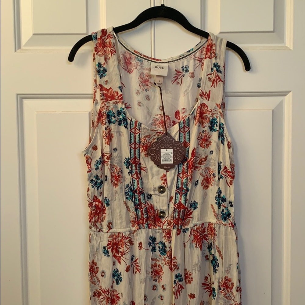 Knox Rose Tiered Floral Maxi NWT!